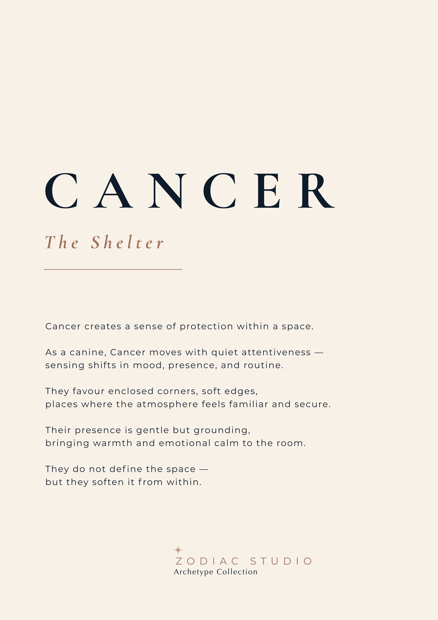 CANCER  - The Shelter