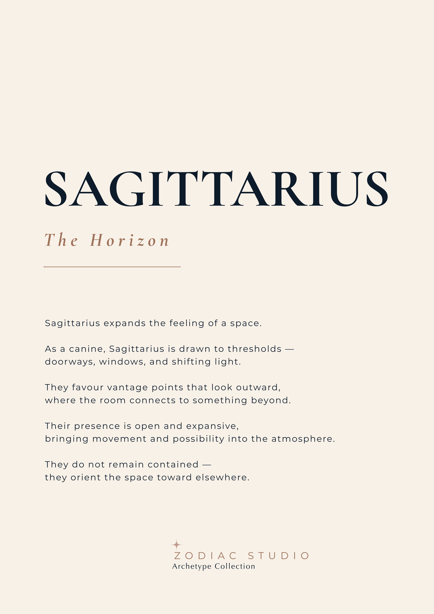 SAGITTARIUS - The Horizon