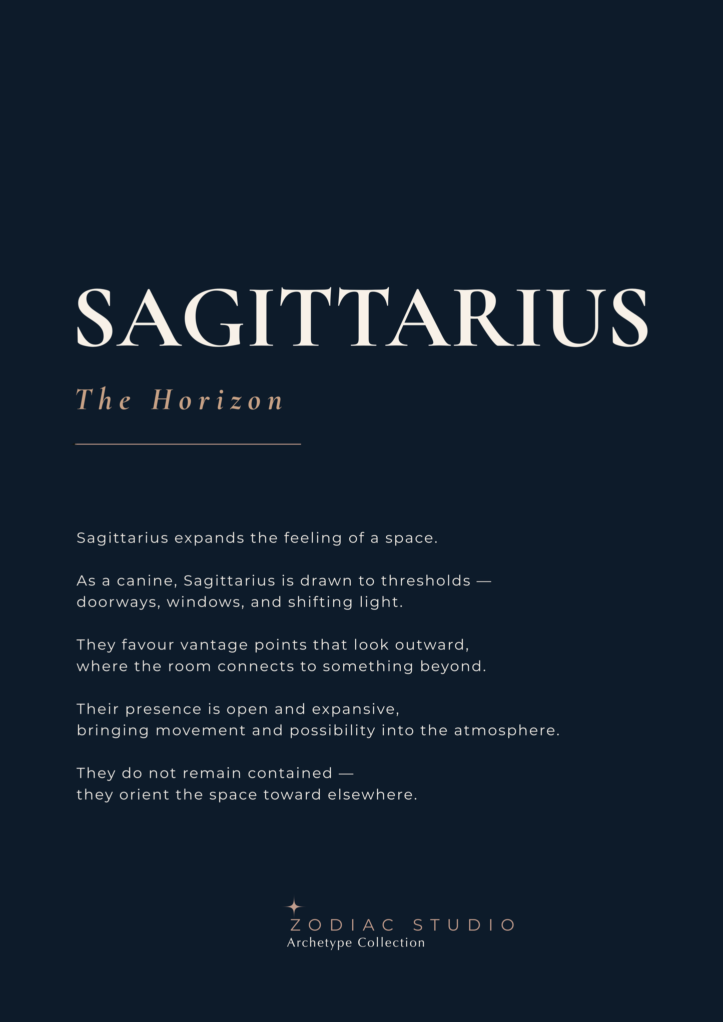 SAGITTARIUS - The Horizon