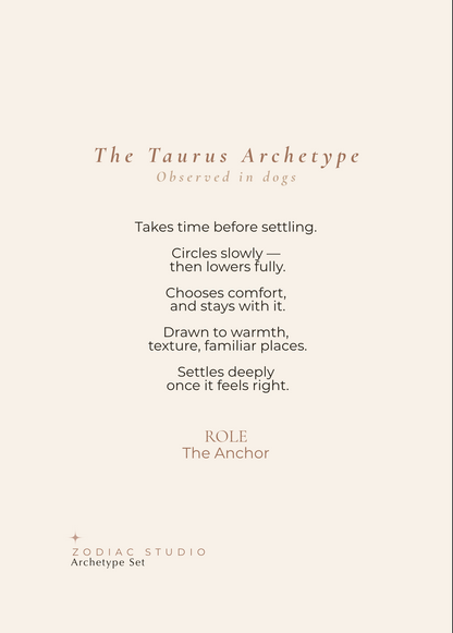 Taurus Archetype Set - The Ground
