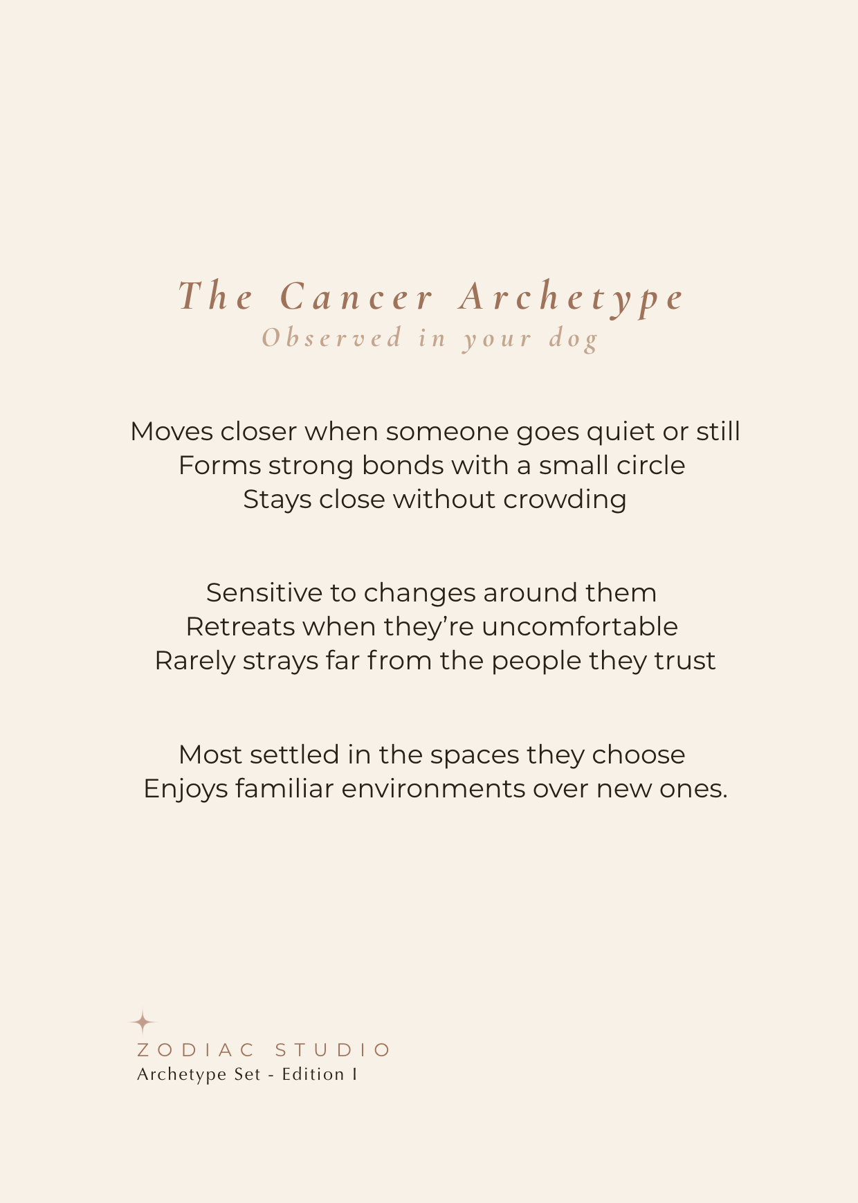 Cancer Archetype Set - The Shelter