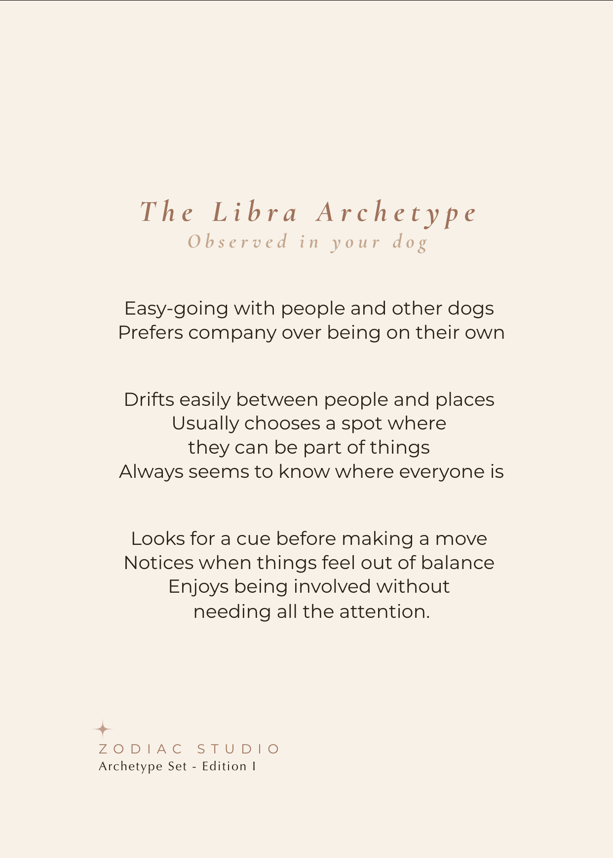 Libra  Archetype Set - The Balance