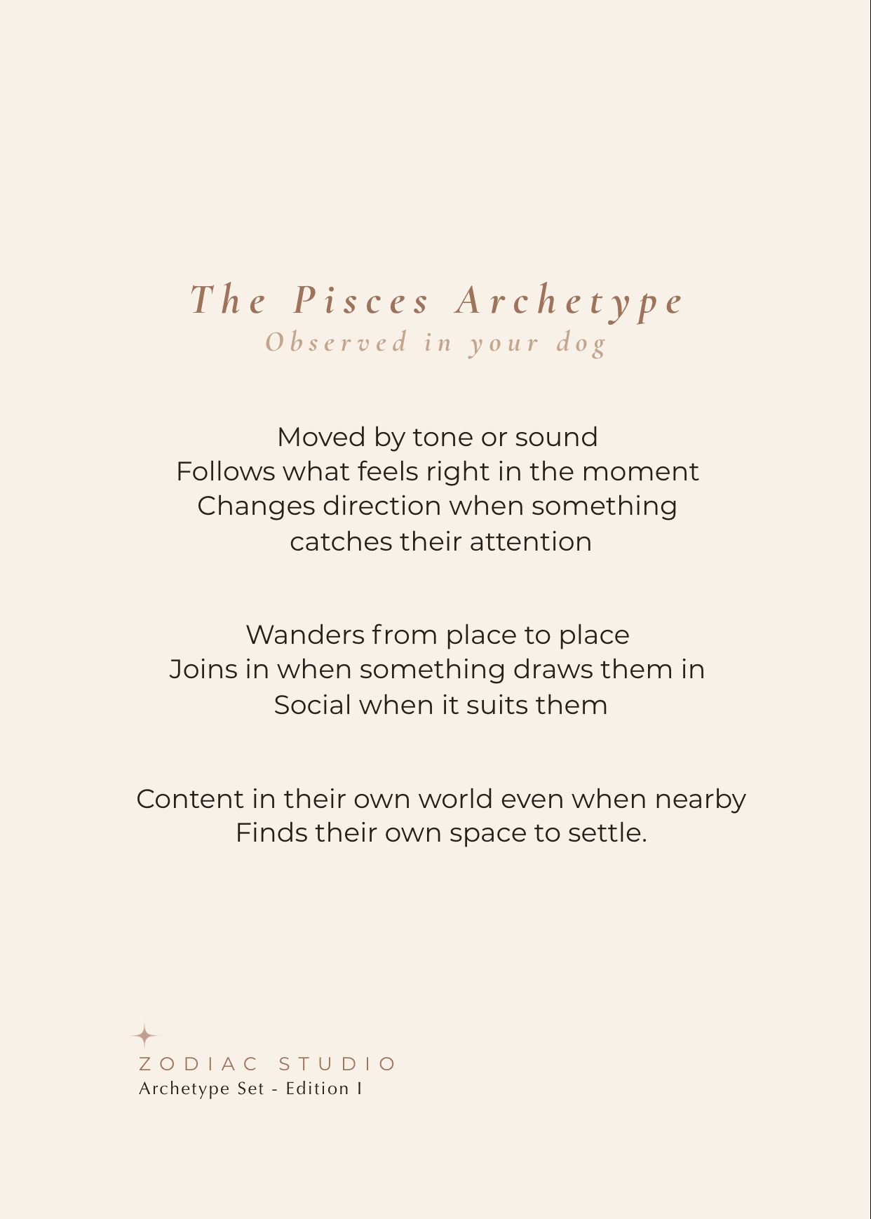 Pisces Archetype Set - The Drift