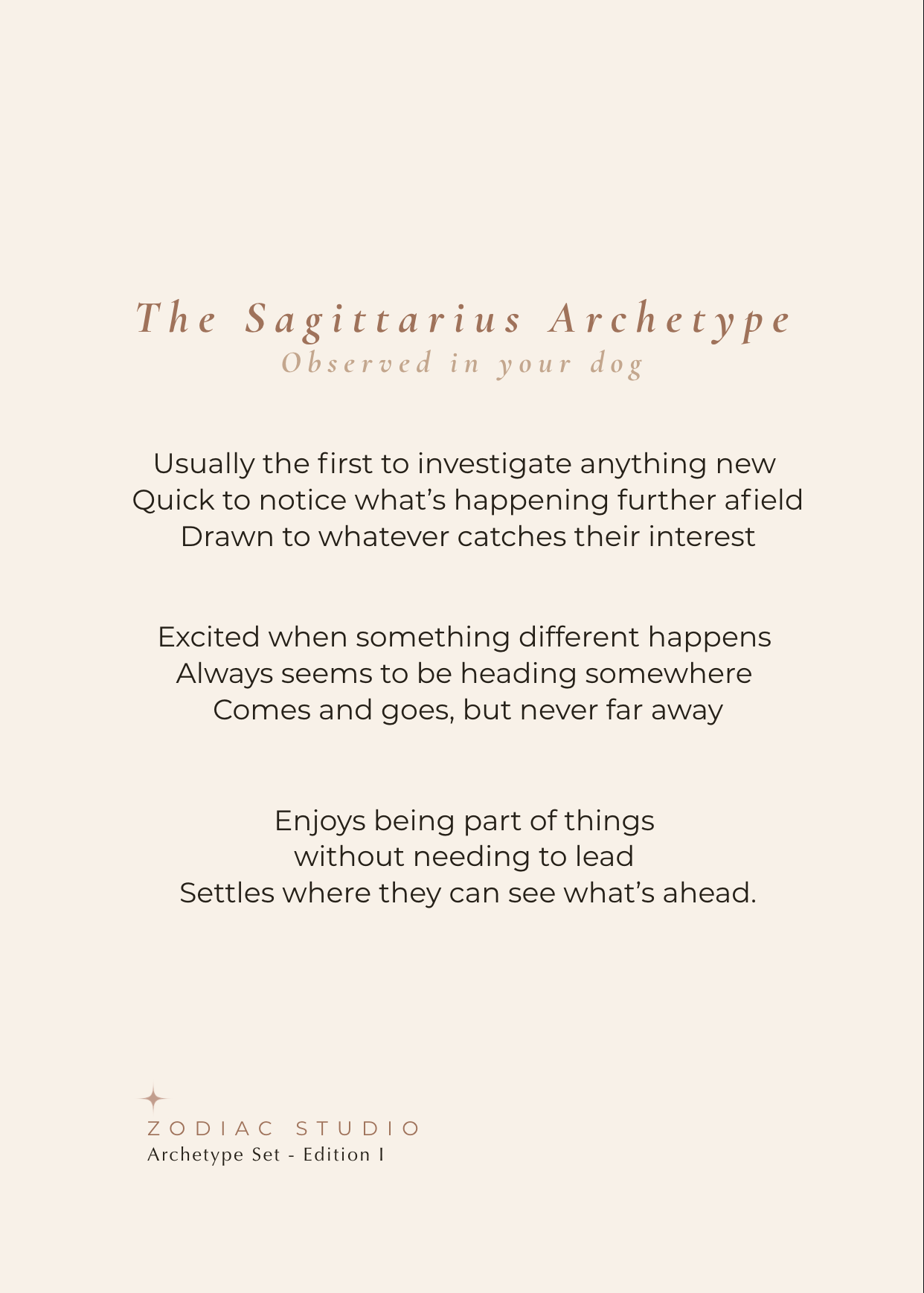 Sagittarius Archetype Set - The Horizon