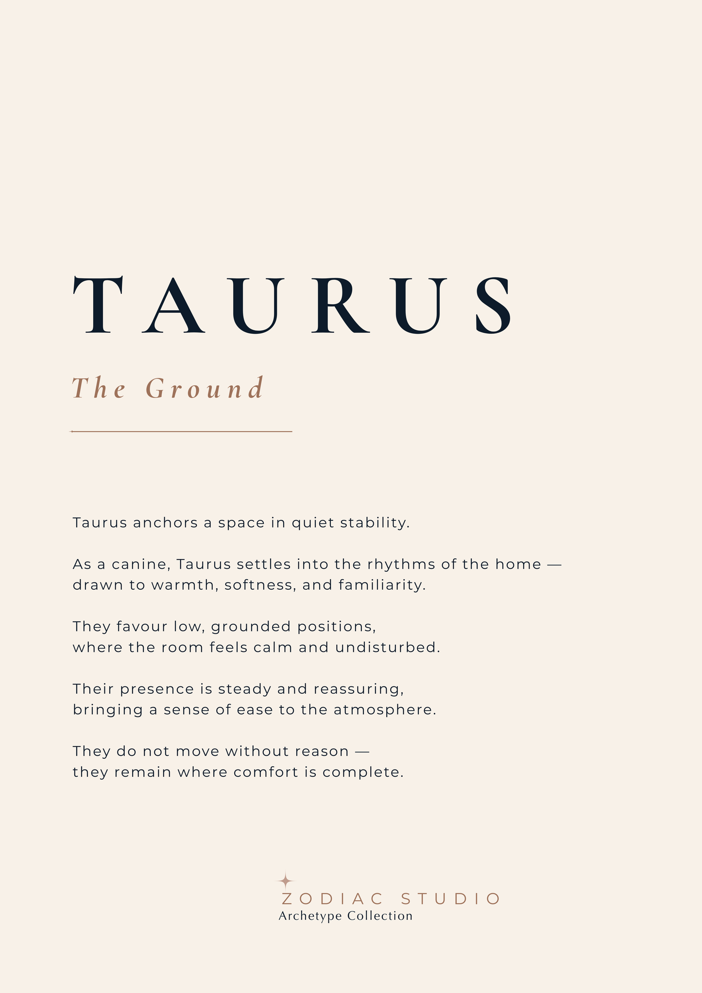 TAURUS - The Ground