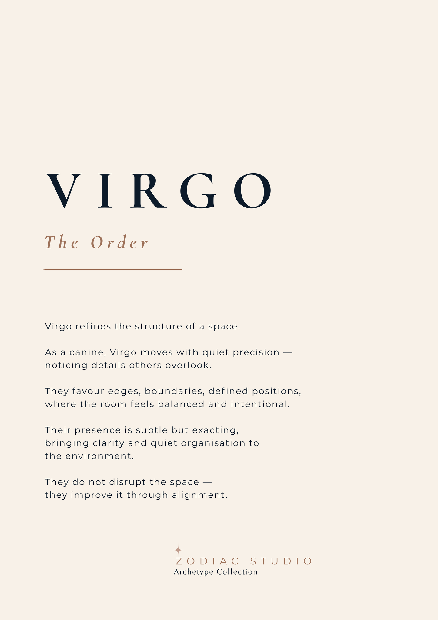 VIRGO - The Order